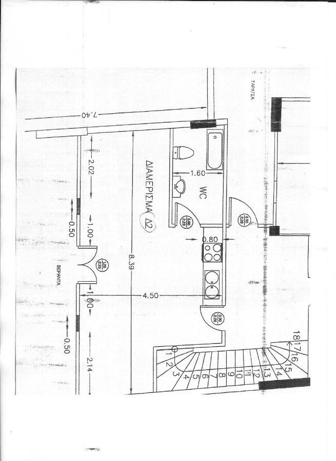 Apartmán Ρήγας: Όμορφα Στο Μεσολόγγι. Δ2 Exteriér fotografie